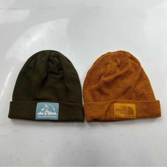 The North Face Accessories - the North Face unisex winter hat green yellow L42-22